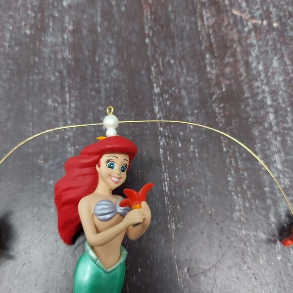 Disney Little Mermaid Ariel Hallmark Christmas Tree Ornament Character Collectib - Picture 4 of 9